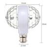 Hot Christmas Party 6W LED B22 E27 Crystal Ball Rotating Bulb Stage Light Bulb Disco Lamp
