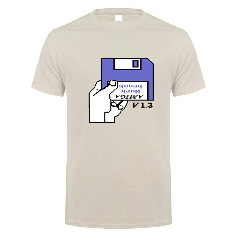 Retro Video Games Commodore Amiga Workbench Insert Disk T Shirts Unisex Graphic Streetwear Short Sleeve Tshirt Gifts Tshirt Dy209