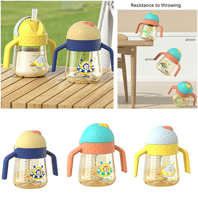 PP Антиколиковая детская бутылочка для кормления 300 мл Широкое горлышко Бутылочка для обучения питью молоко