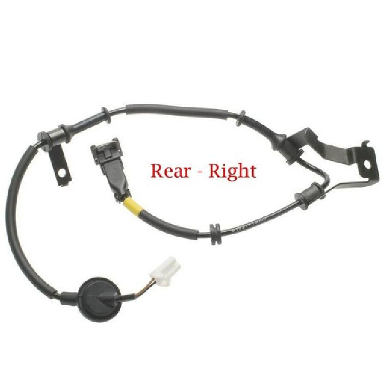 2 ABS Wheel Speed Sensor Wire Harness Rear L/R Fits Hyundai Accent Kia Rio 06-11
