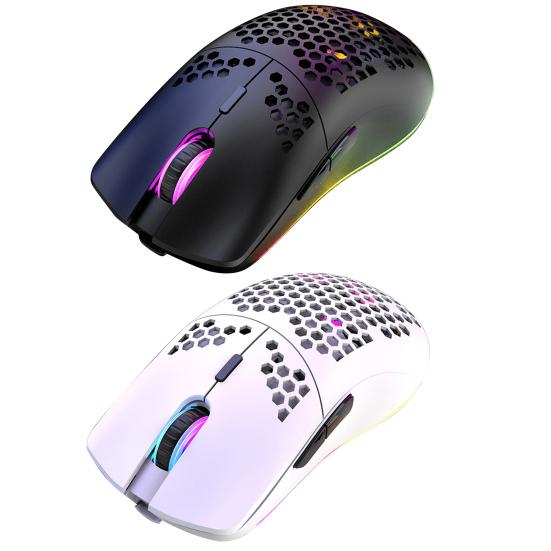 Игровая мышь XYH80, 7 кнопок, RGB-подсветка, сотовое исполнение, 2,4 ГГц беспроводная, чувствительная мышь