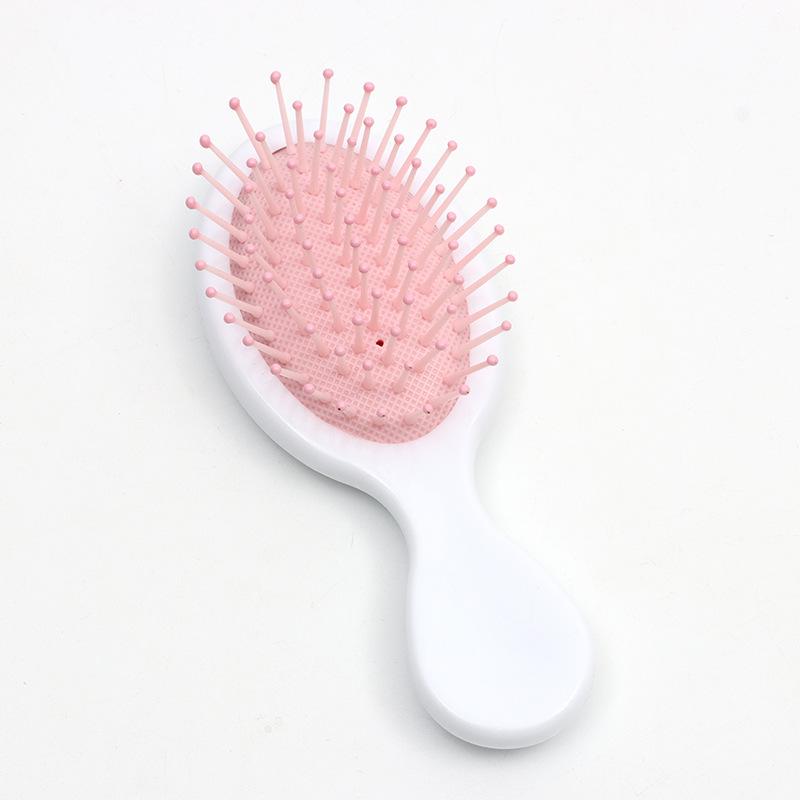Мини-детская расческа для волос, однотонная массажная расческа для волос для мам и детей, маленькие портативные дорожные щетки для волос, уход за волосами