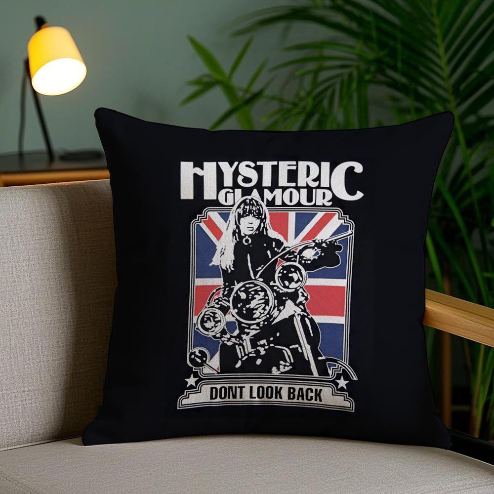 H-Hysteric Glamour Девушка Чехол для Подушки Мягкий Короткий Плюш Двусторонний Принт Домашний Декор Машинная Стирка Наволочка Подарок
