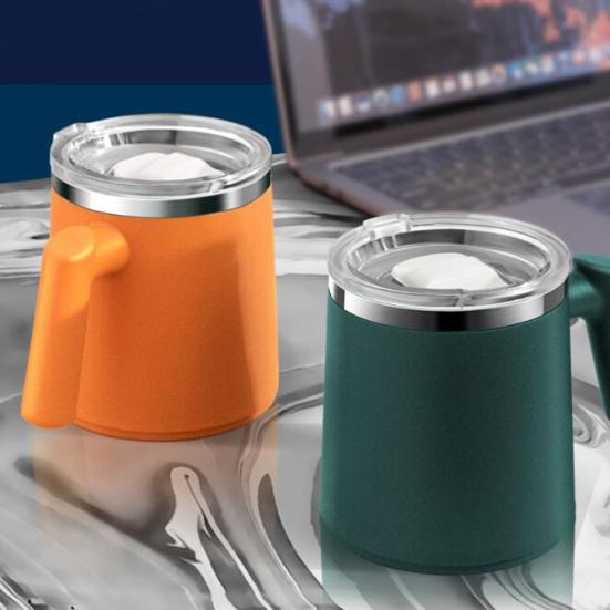 Большие подарки с двойными стенками, портативная изолированная металлическая чашка для чая, молока, пива, товары для дома, кружка для чая