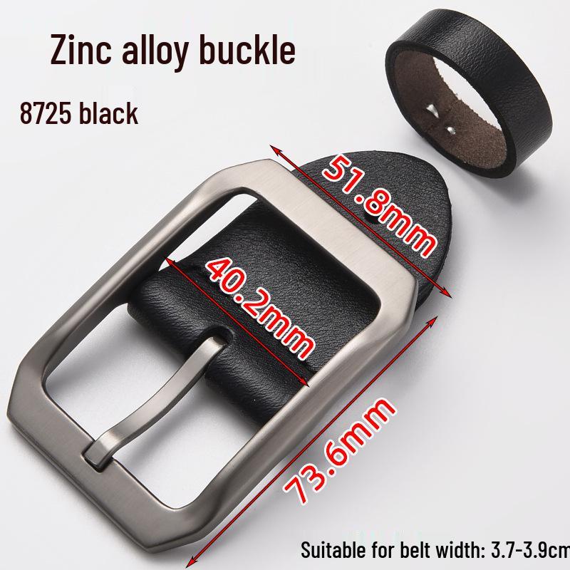 Men's Genuine Leather Pin Buckle Waistband Accessory