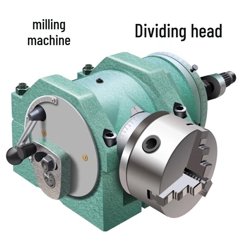 Kedehe Universal Dividing Head with 100mm Chuck CN plug (adapter included)