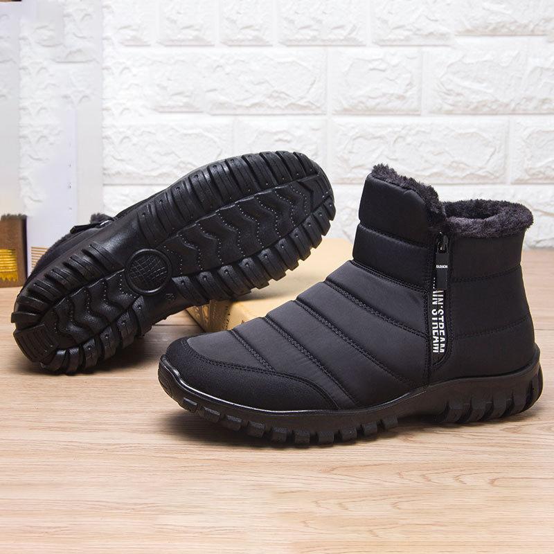 Мужская зимняя спортивная обувь Мягкая подошва Противоскользящие Повседневные кроссовки Морозостойкие Сохраняющие тепло Мужские кроссовки обувь