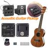Звукосниматель для акустической гитары Эквалайзер Пьезо-звукосниматель Классическая акустическая гитара Эквалайзер Тюнер Пьезо-звукосниматель для Fishman ISYS+ Аксессуары