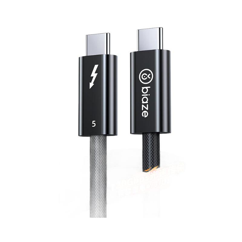 Кабель Biaz Thunderbolt 5: 120 Гбит/с, 16K HD Видео, Быстрая зарядка PD 240 Вт