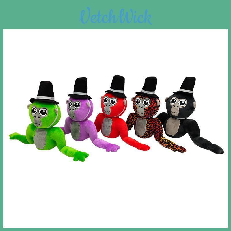 Soft And Fluffy Gorilla Tag Plush Doll 28cm Short Plush Gorilla
