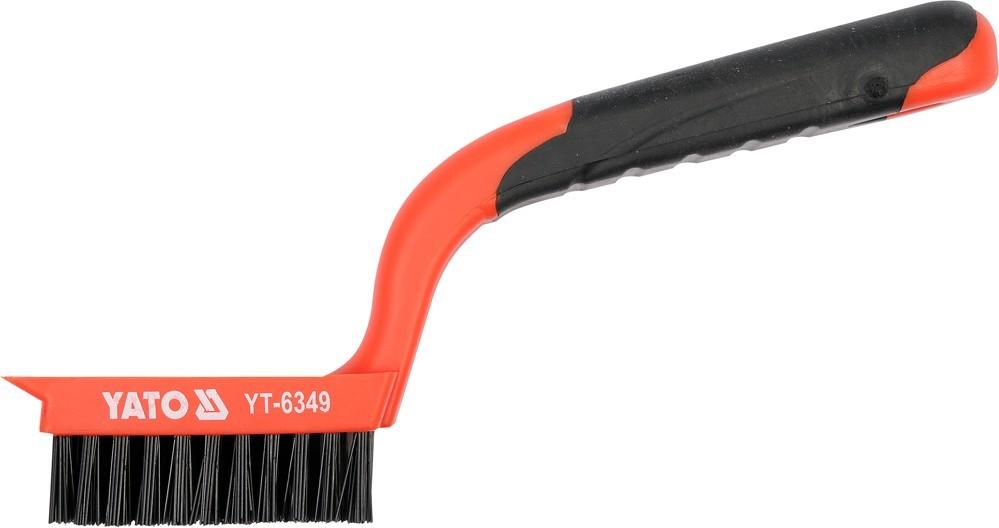 Nylon brush, 5 rows, plastic handle YT-6349 YATO