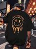 Graphic Hoodies Shirt Men Cartoon & Slogan Graphic Tee Y2K Oversize Plus Valentine's Day Christmas Father's Day Gifts Christmas Outfits Design Relaxed