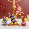 Handcrafted Embroidered Animal Plush With Pp Cotton Filling For Holiday Decoration