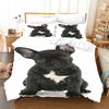 Kemila 3D милое животное собака кошка волк цифровая печать пододеяльник наволочка двуспальная кровать простыня одеяло постельные принадлежности