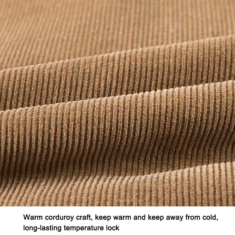 Зимняя мужская вельветовая куртка с лацканами больших размеров, зимняя трендовая куртка Ins