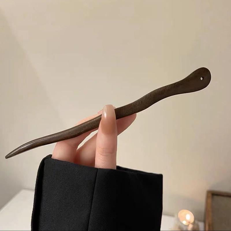 Винтажная палочка для волос из натурального сандалового дерева, заколка для волос для женщин и девочек, заколки для волос, шпильки, старинные аксессуары для волос в китайском стиле, ювелирные изделия для женщин