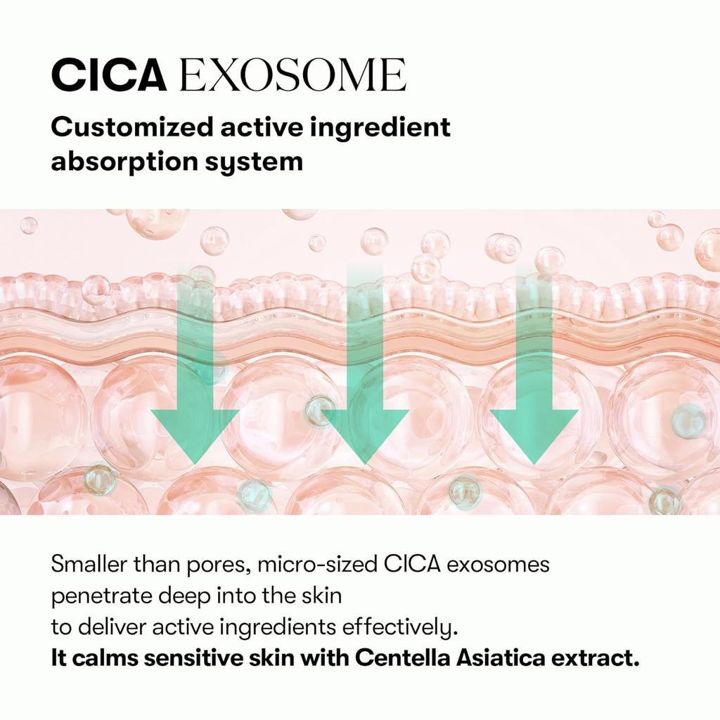 VT КОСМЕТИКА PDRN Cica Экзосома Ампула 30 мл, Укрепляющая сыворотка с пептидом и церамидом для антивозрастного ухода