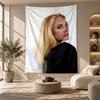 Decorative Tapestry,Adele Printed Wall Art, Lightweight Wall Hanging For Bedroom Background