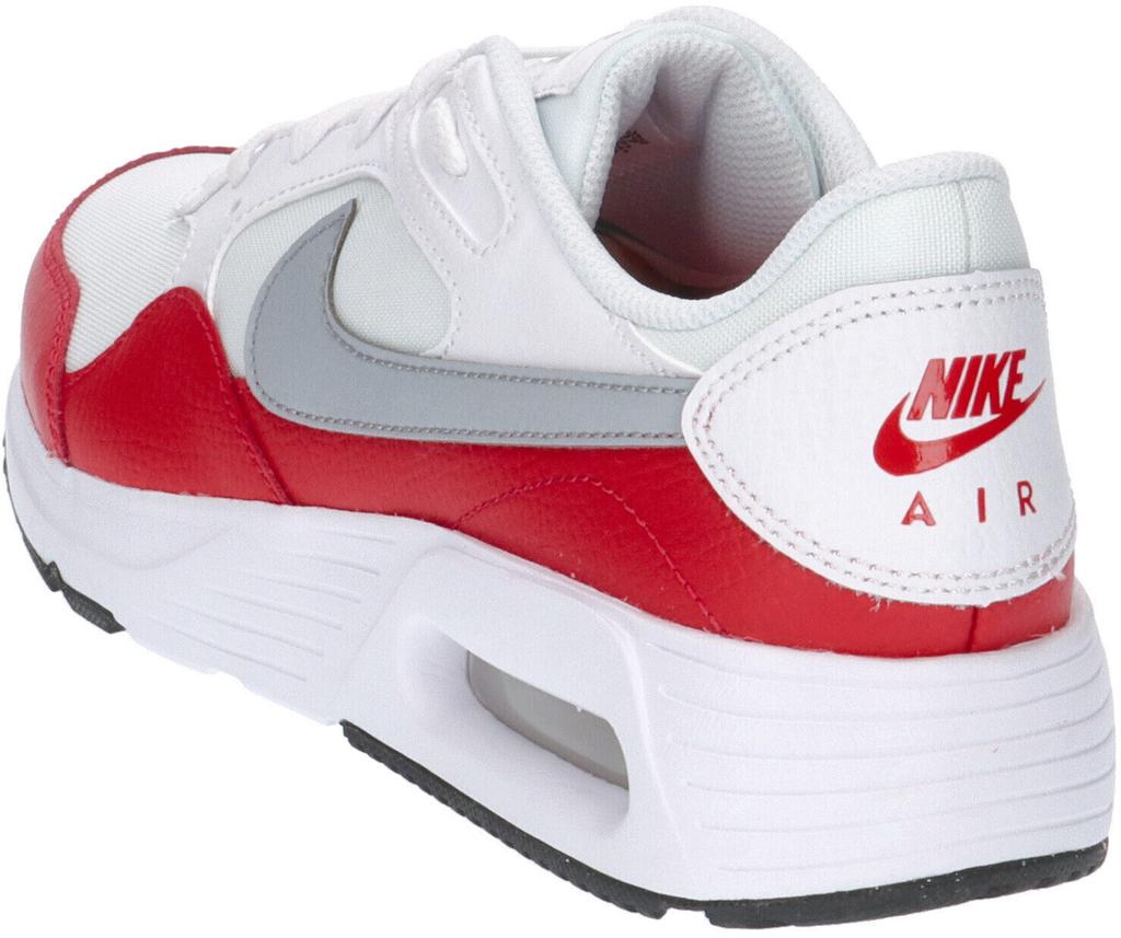 Nike Air Max SC Sneakers (CW4555-107) White/ Wolf Grey/ University Red/ Black