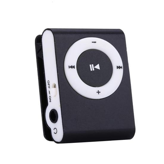 Мини MP3-плеер Портативный слот для карт TF Металлический зажим USB Спорт Цифровой музыкальный Walkman для бега