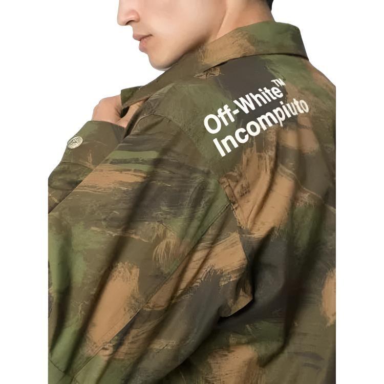 Полевая куртка OFF WHITE с кистью OMEL007E19A660189901