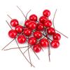 100 шт. искусственных красных ягод падуба, рождественские украшения для дома, подвесные украшения