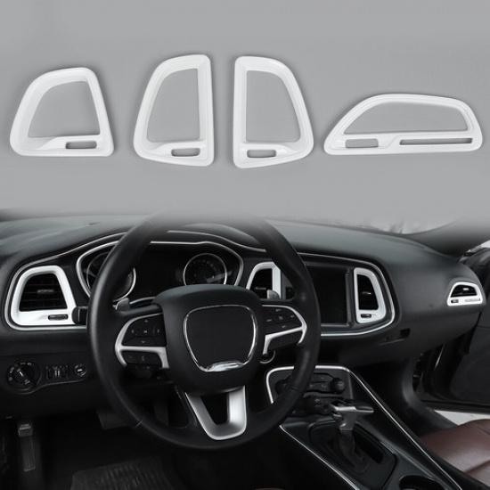 Car Center Console Air Condition Outlet Vent Trim Bezel for Dodge Challenger 15+