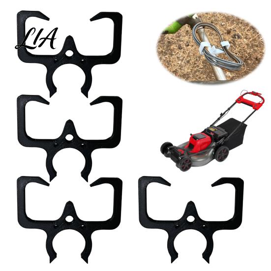 Yard Work Tool Organizer Trimmer Line Holder for Universal Shafts, Anti-Tangle Clip, Quick Shaft Mount Access Storage, Pre-Cut Organizer, Mounts