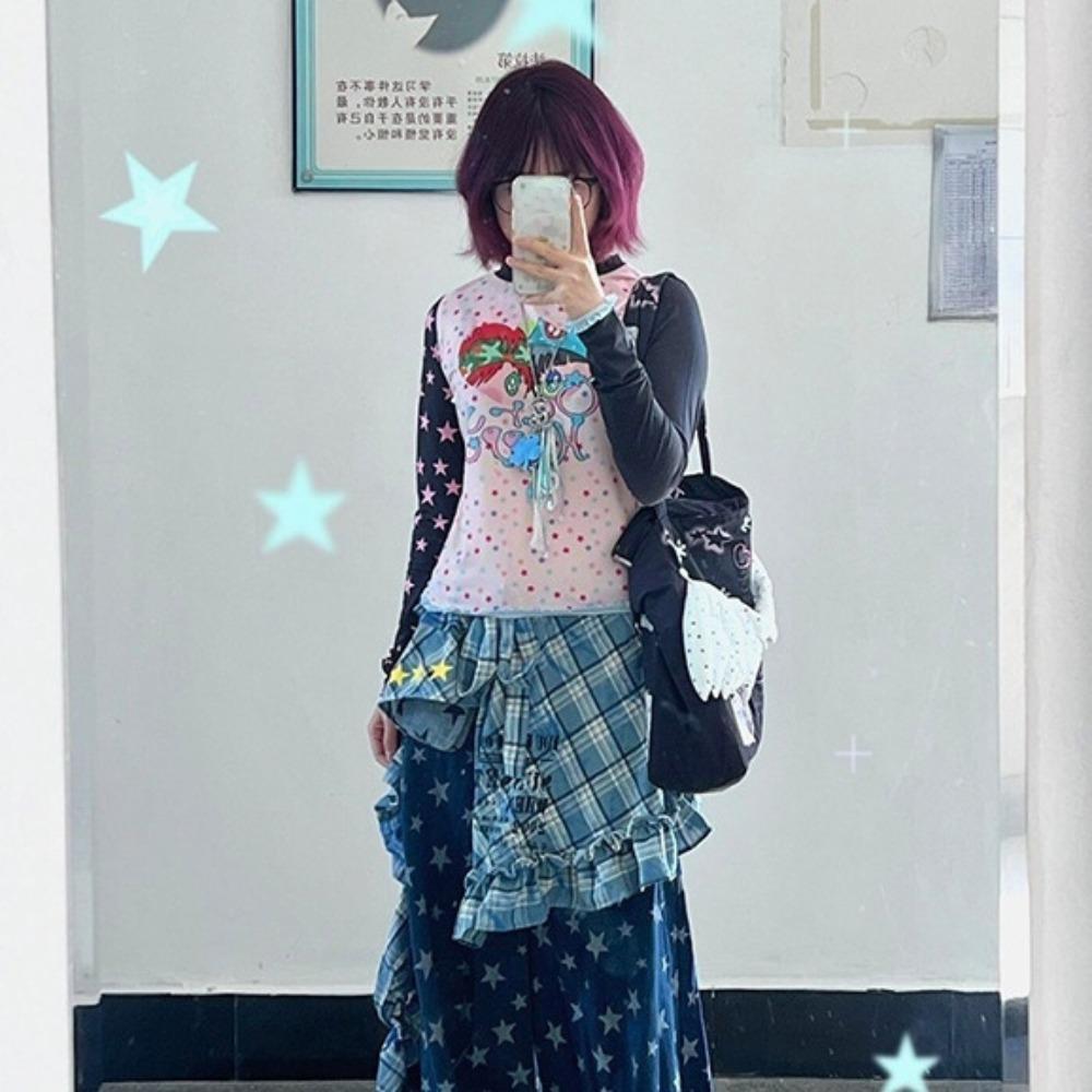 Удлинитель рубашки на шнуровке Бесформенный пояс-шарф Хип-хоп Волнистый край Пояс для джинсов Декор