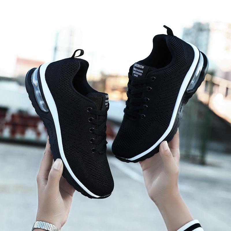 Unisex Large Size Sneakers Breathable Flyknit Running Shoes Air Cushion Max Shoes Men's Shoes