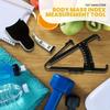 Набор для измерения жира в организме, ручной штангенциркуль, измерительная лента, пластиковый фитнес-инструмент для мужчин и женщин, портативный, без необходимости в батарее