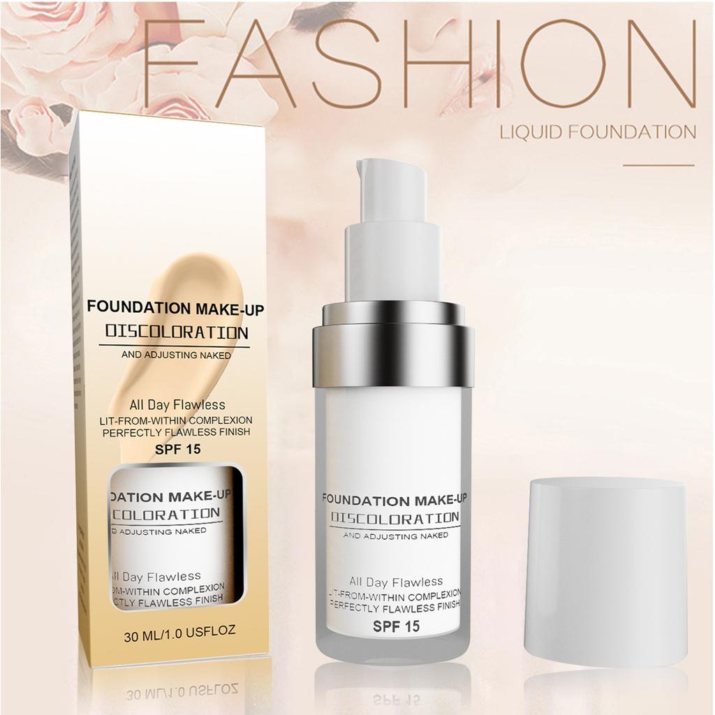 Консилер Жидкая тональная основа, меняющая цвет Консилер Длительное увлажнение Водостойкий и устойчивый к поту Без макияжа Осветляет тон кожи