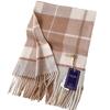 100 Pure Cashmere Scarves for Women's Winter High-end Plaid Men's Scarves