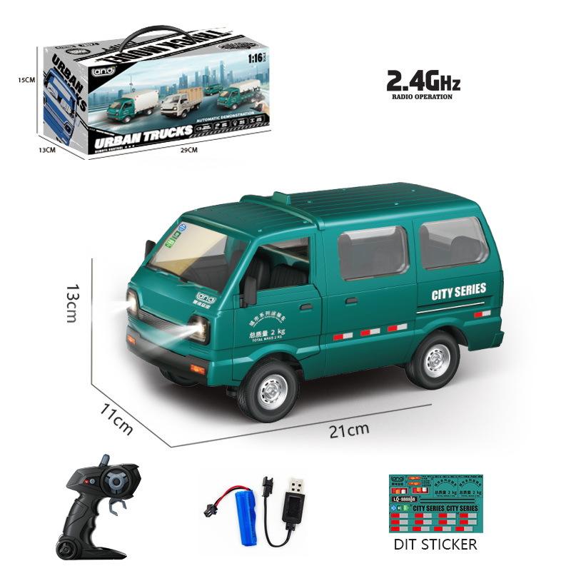 RC Truck Drift Car 2.4G Remote Control transport vehicle Cars Trucks with door open lights sounds Toys for Boys Kids Children