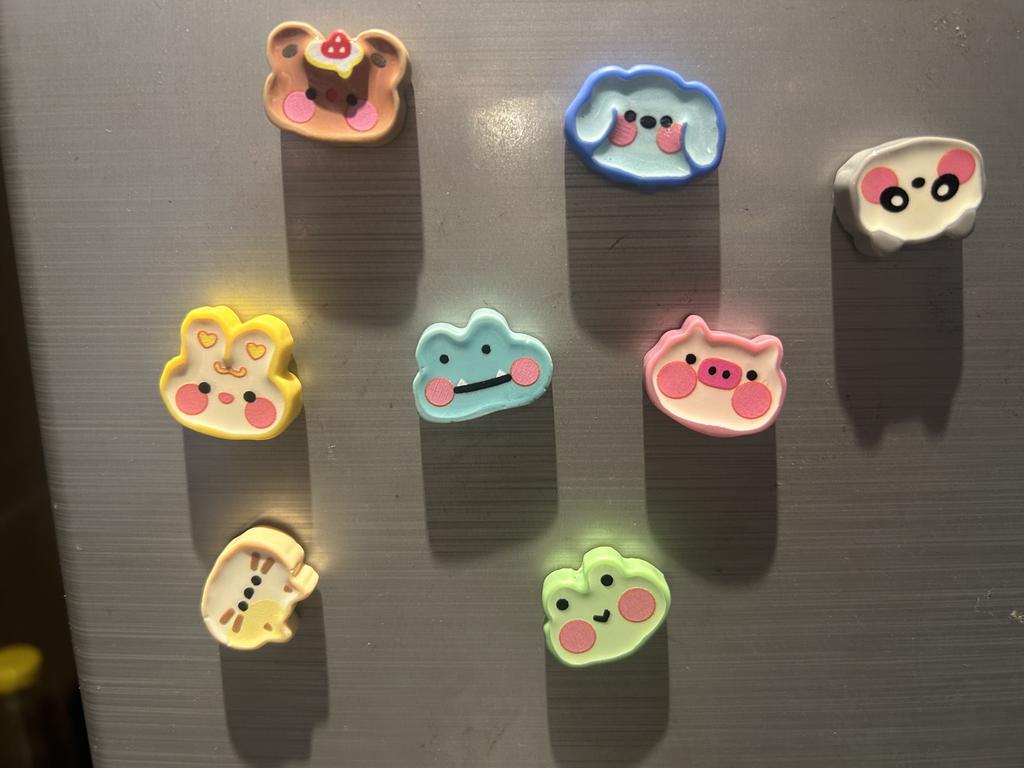 8шт DIY магнит на холодильник милые магниты с животными скандинавский персонализированный домашний декор белая доска Po доска объявлений Главная