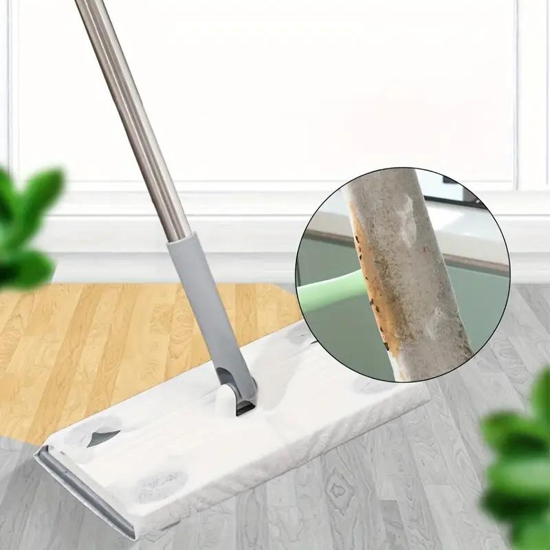 30/60/100 шт. Бумага для удаления пыли Электростатическая насадка для швабры Одноразовая бытовая ткань для удаления пыли Принадлежности для уборки плиточного пола