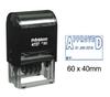Printtoo Self Inking Dater Stamp With Approved By Text Date Rubber Stamp Office