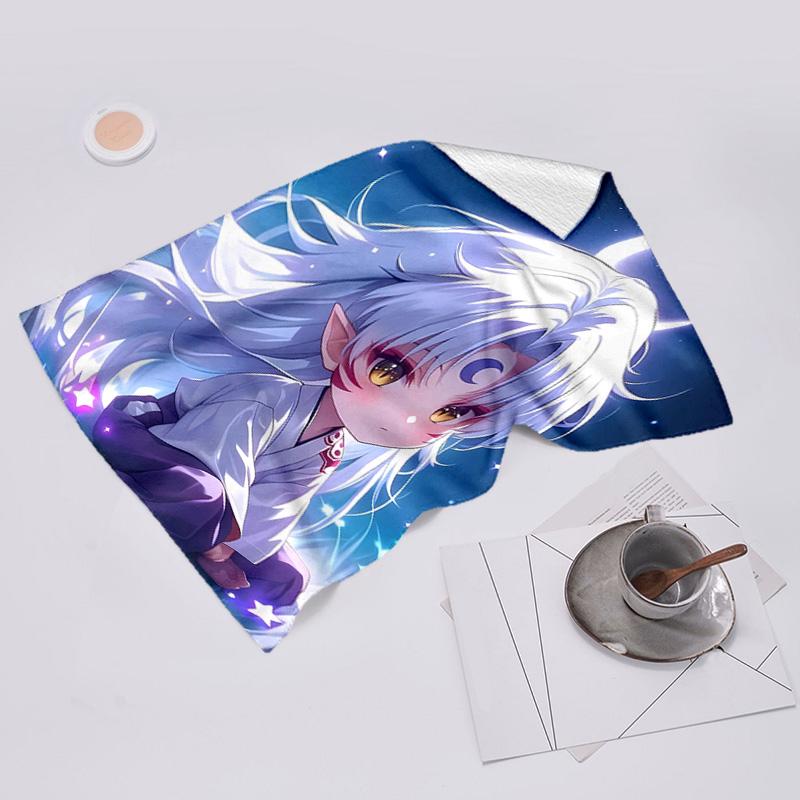 proof beach towel with Inuyasha pattern - soft,absorbent,quick-drying,machine washable - perfect for swimming,camping,bathing