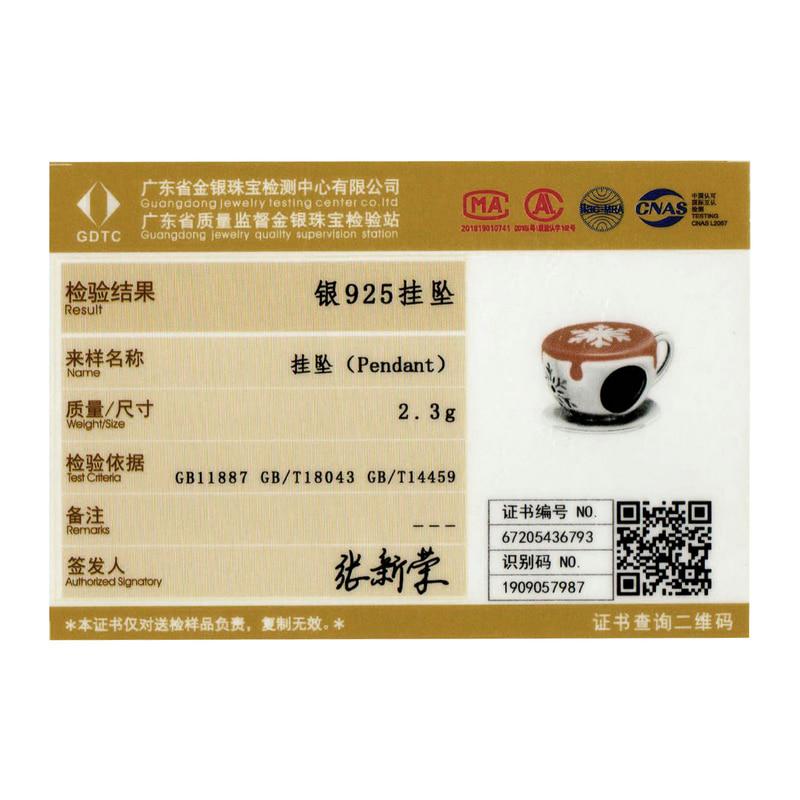 Подвеска на кофейную чашку Bamoer из натурального серебра 925 пробы подходит для оригинального браслета 3 мм, ароматный и вкусный зимний кофе - лучший подарок для вашего любовника