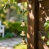 Iron Wind Chimes Retro Dragon Hanging Bells, Metal Flying Chime, Rustic Decorative Wall Ornament Fantasy Outdoor Garden for Patio Porch Yard