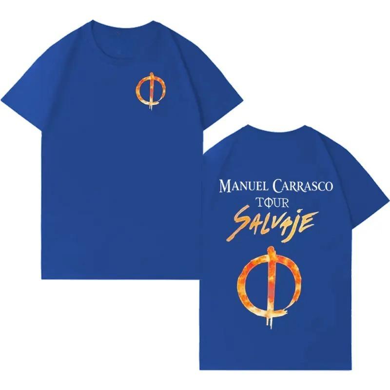 Unisex Women Cotton Cozy Casual Oversized T Shirt Hip Hop Tshrits Rapper Unisexuel Carrasco Salvaje Tour Hot Sale High Quality Tshirt