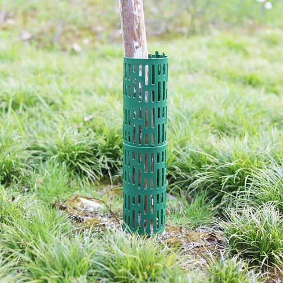 6 Pcs Tree Trunk Guards Reusable Trunk Protector Easy Assembly Tree Bark Guard Wrap for Protecting Trees from Animals Lawn Mowers