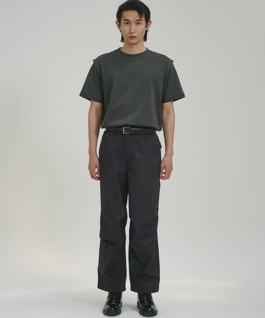 AEGO FREEDOM LAB Deep Grunge T-Shirt_Charcoal