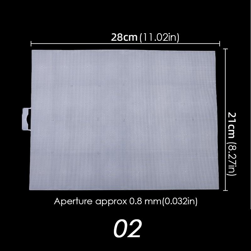 1 шт. 3D вышивка крестом ткань Ct пластиковая сетка кусок ручная основа ткань DIY шитье вышивка лист тканые поделки