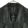 PINORECLUB Long sleeve Long double-breasted leather jacket 11 black Men's Used