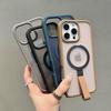 Ремешок на руку Магнитный кронштейн для чехла для телефона IPhone 17 Большое отверстие IPhone 15 Promax Прозрачный 14 Pro Премиум 13 Складной 12 Полная защита от падения 16pm
