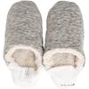Indoor Slippers and Socks Combined In a Fluffy Slub Tweed and Sheepskin Boa Design In Size L A New Take On Room and Easy To Wash When Merippa Renewal