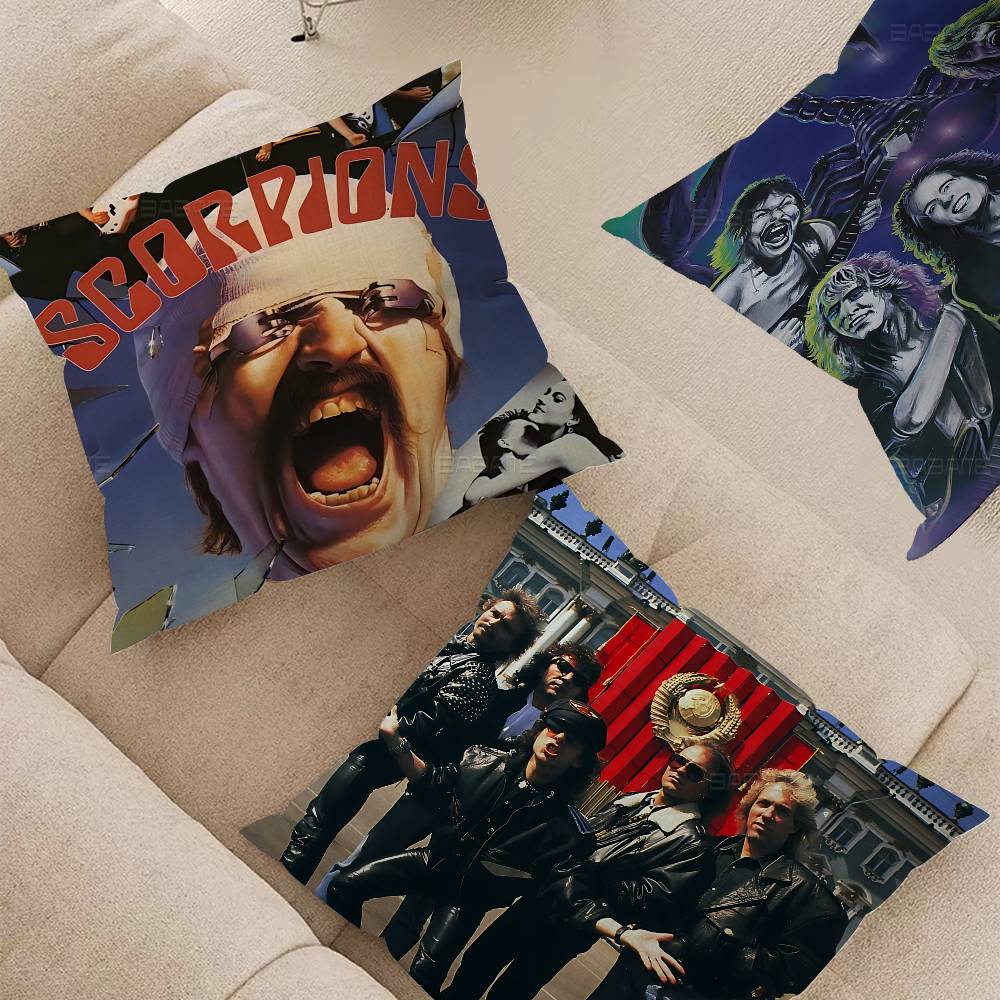 Классическая хард-рок группа S-Scorpions Персонализированная наволочка Детская спальня Декор для дикой вечеринки Наволочка Подарок на день рождения ребенка