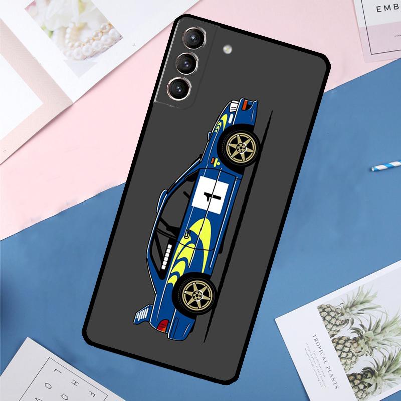 Чехол для раллийного автомобиля T16 для Samsung Galaxy S25 Ultra S21 S22 S24 S23 Ultra S9 S10 Plus S21 FE S25 FE Задняя крышка