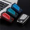 FOR Toyota Corolla Camry Altis Auris Aygo Yaris RAV4 Verso Car Folding Flip Key Case Protective Cover Bag Shell Holder Keychain
